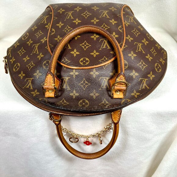 SOLD - Authentic Vintage Louis Vuitton Ellipse Shoulder Bag MM Medium Leather - Picture 4 of 15